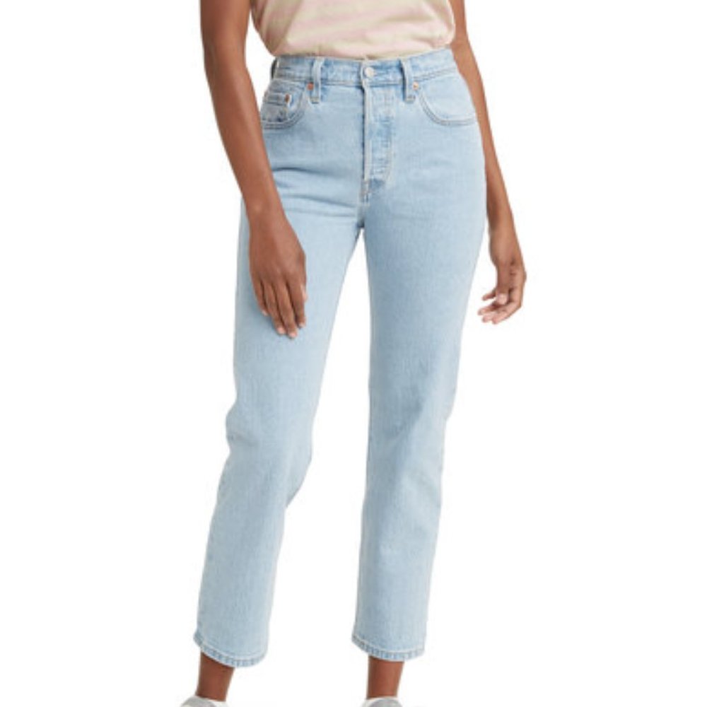 Levi's Women's 501 Original Cropped Jeans in Blue
